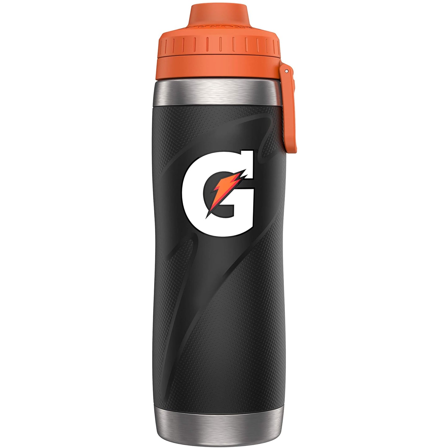 (3 Pack) Stainless Steel Sport Black Bottle, 26Oz, Double-Wall Insulation
